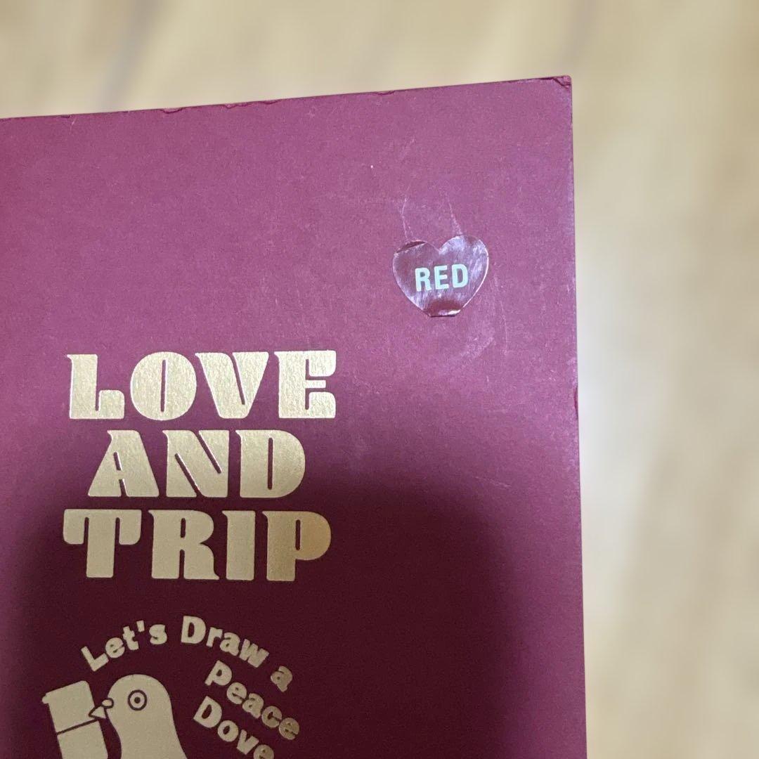 トラベラーズノート レッド LOVE&TRIP カバー - メルカリ