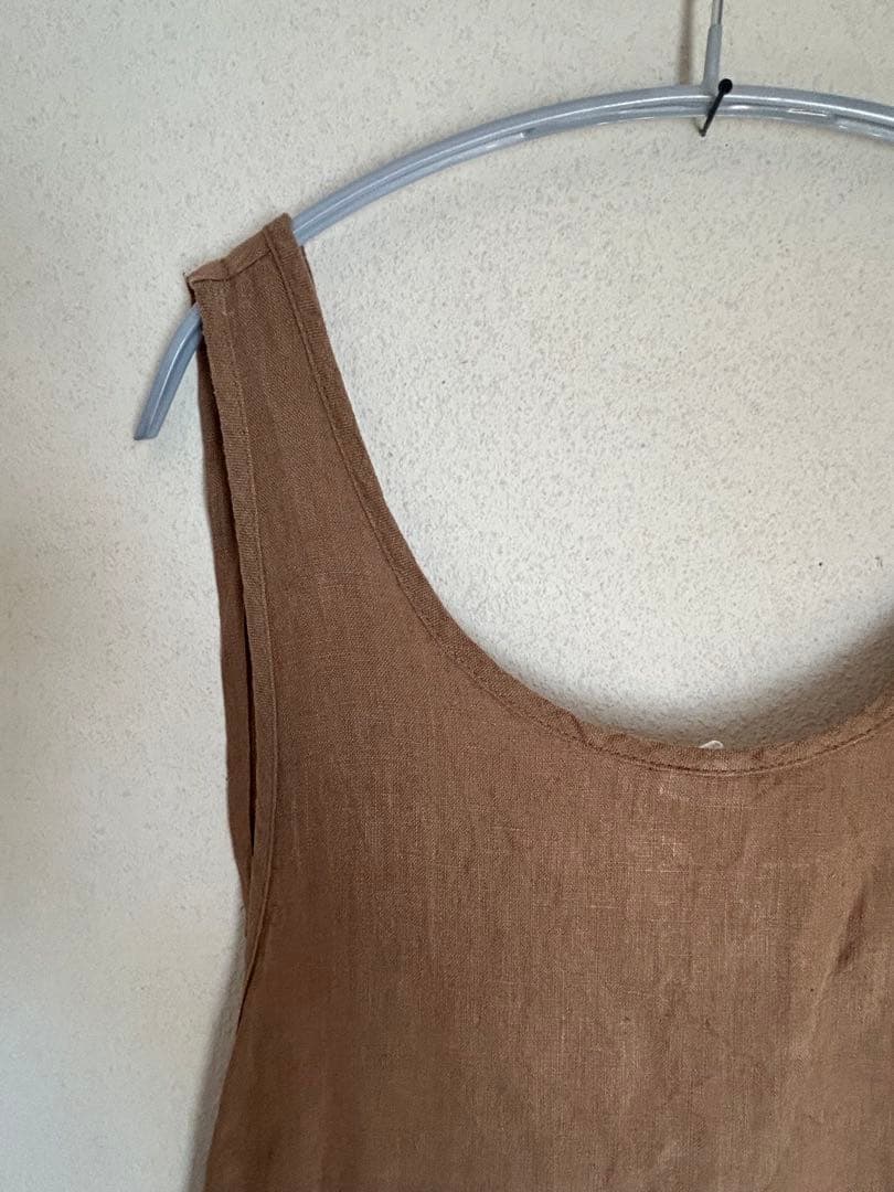 foglinenworks オーバーエプロン ブラウン廃盤色 - メルカリ