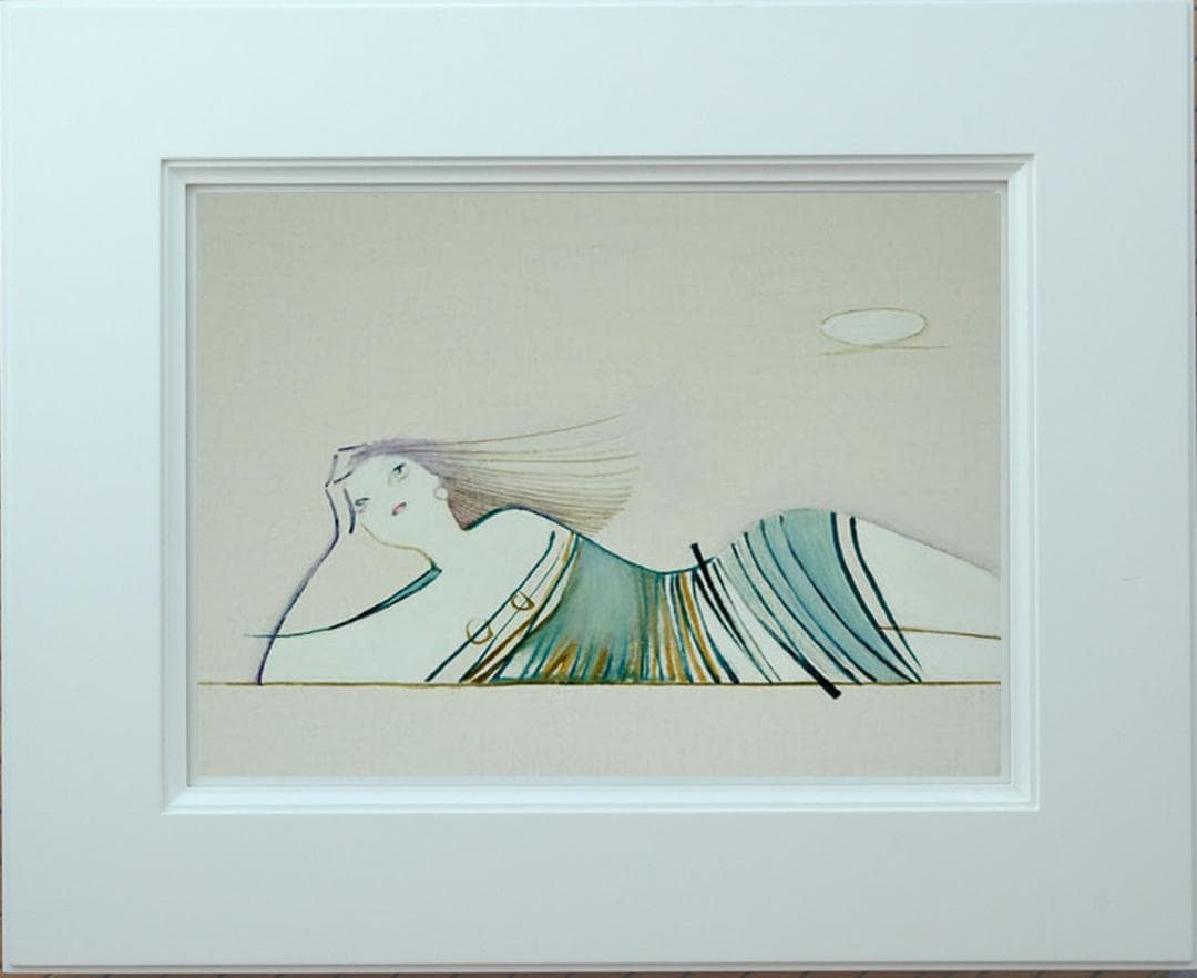 真作】嵯峨大覚寺寛明/鶴画福寿賛/鶴図/横物/掛軸/名家伝来/AD-379