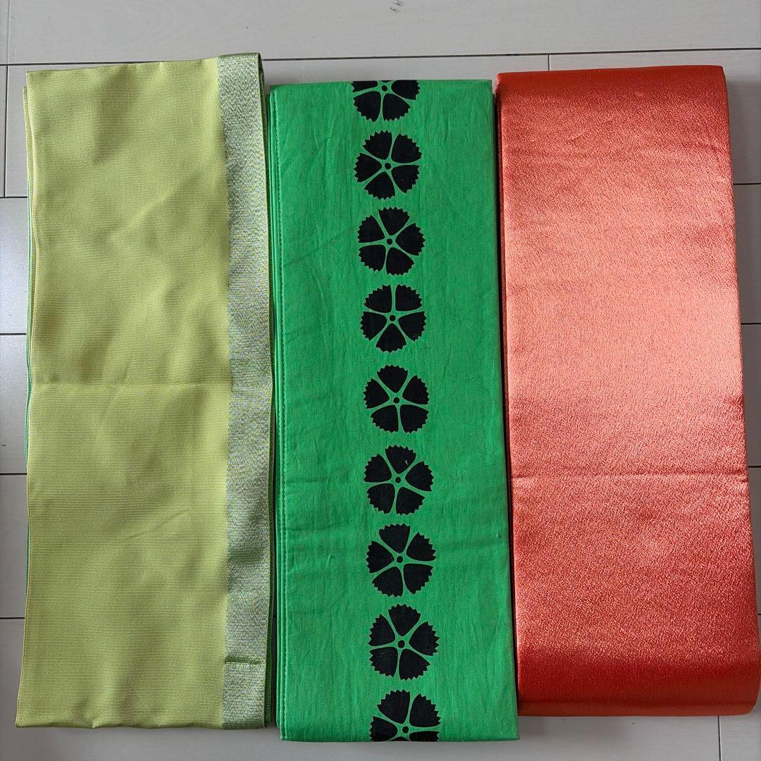 □S31□半幅帯 22点セット□大量まとめて売り□未使用品～汚れ有 半巾