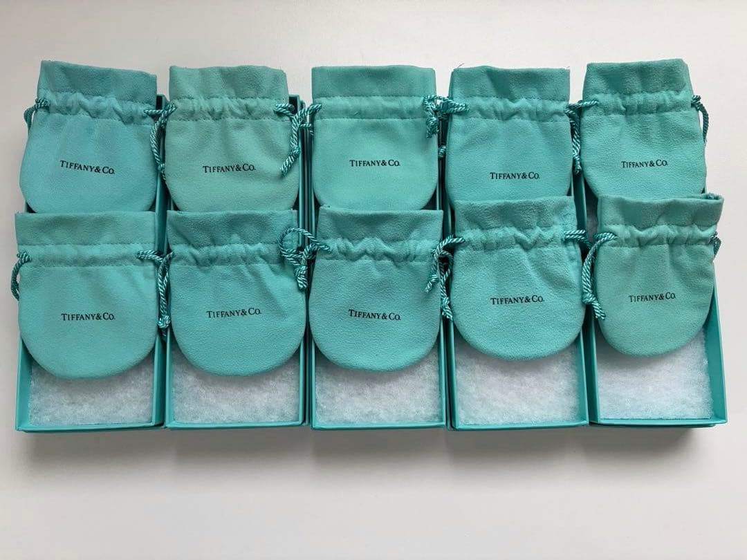 美品 Tiffany 巾着 箱10個セット - メルカリ