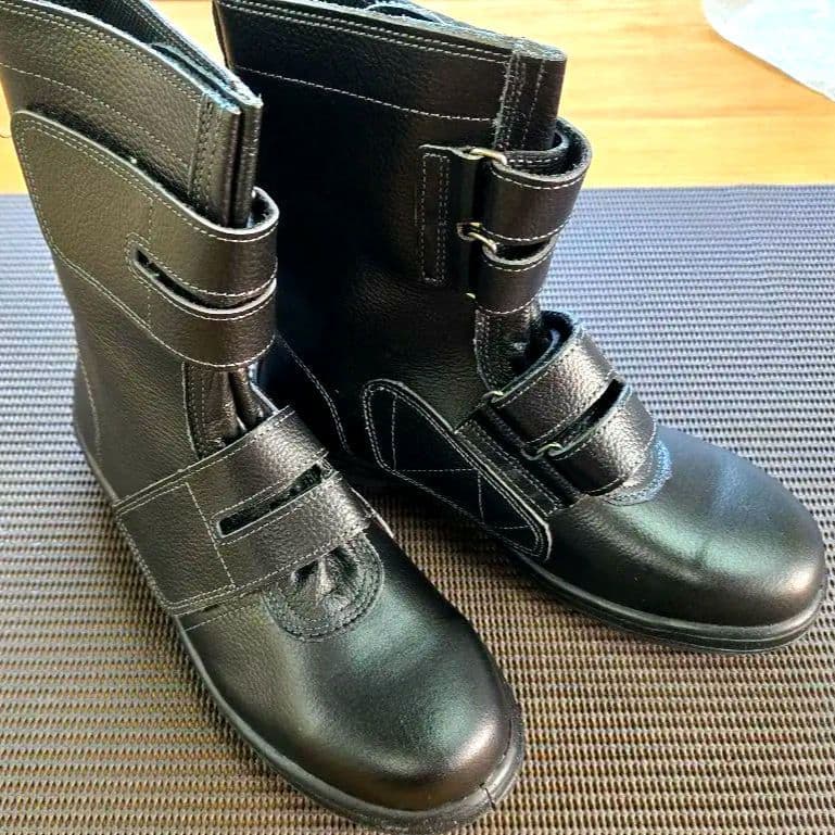 【新品・未使用】Rubbertec（ミドリ安全）安全靴 ブラック 25.5cm