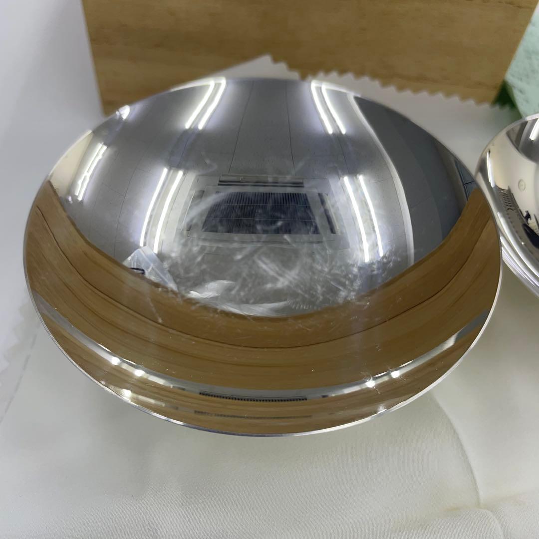☆純銀 三重盃☆尚美堂 SV1000 シルバー 142.9g 木箱付き 銀杯 - メルカリ