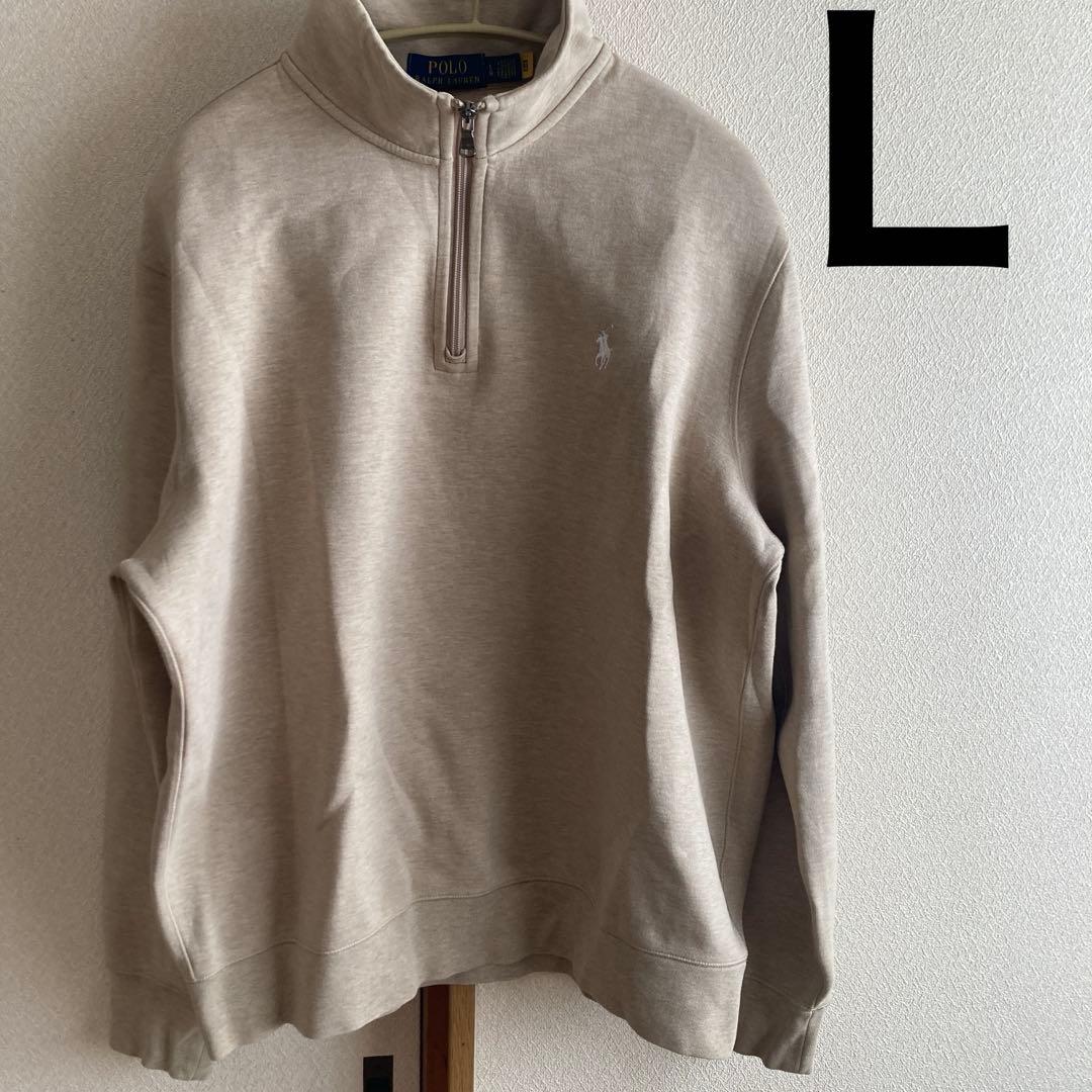 Polo Ralph Lauren ベージュ トレーナー L - メルカリ