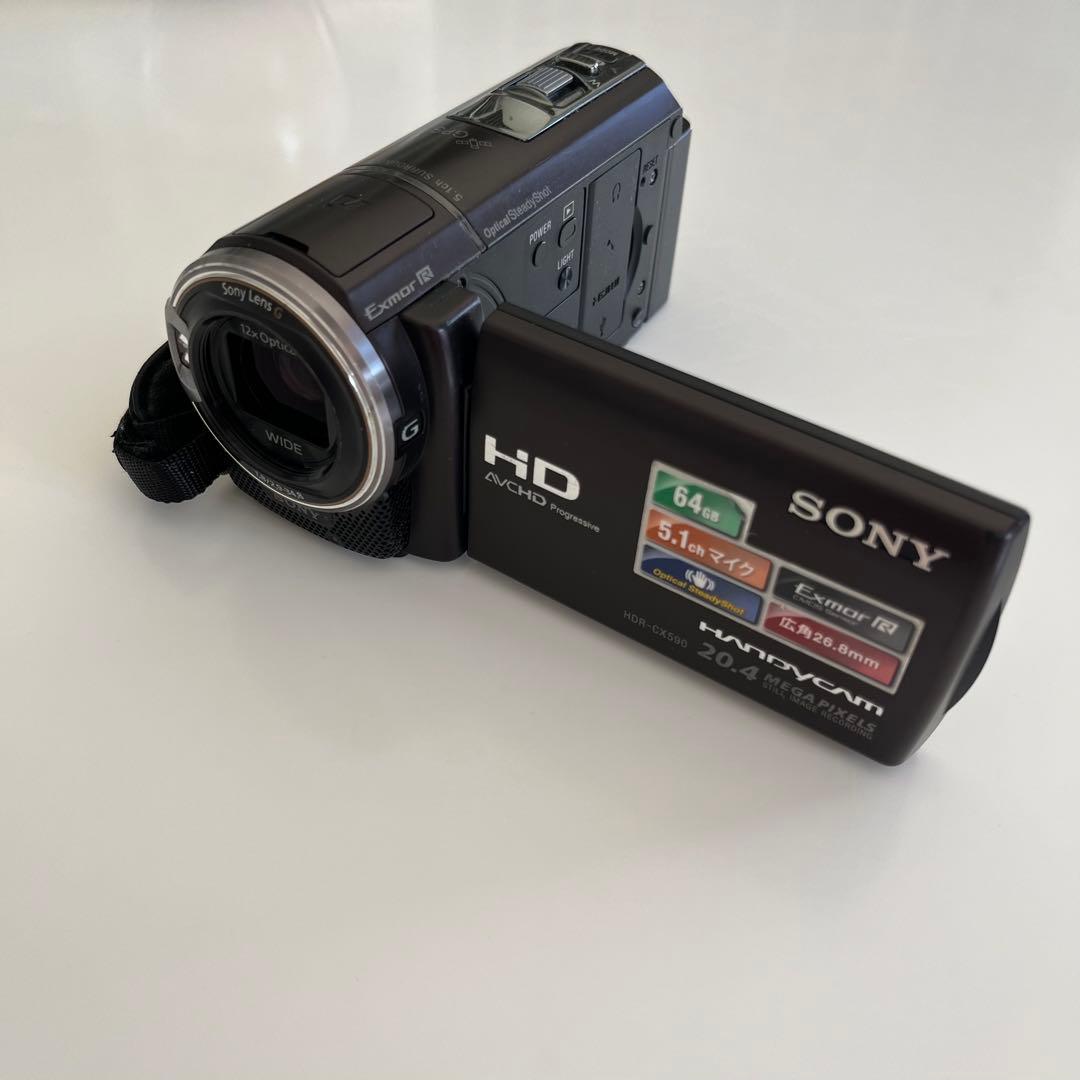 SONY HDR-CX590V　ソニーハンディカム HDR-CX590V | デジタルビデオカメラ Handycam ハンディカム | ソニー