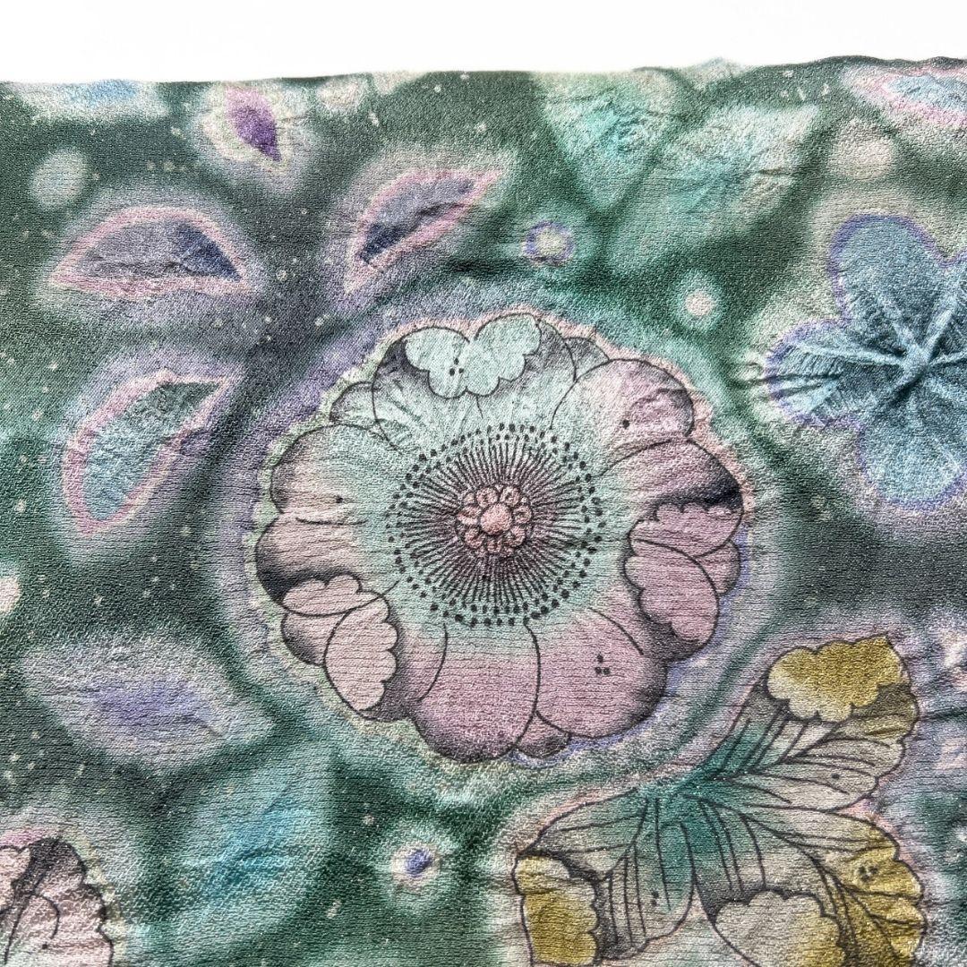 桐屋翠山工房 銀通し 辻ヶ花 ぼかし 訪問着 着物 041a p - メルカリ