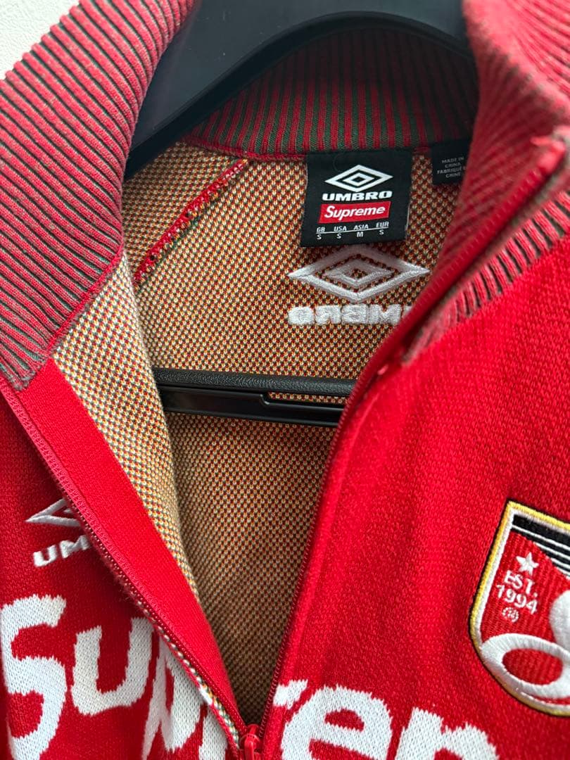 断*男様 Supreme x Umbro Zip Up Sweater 