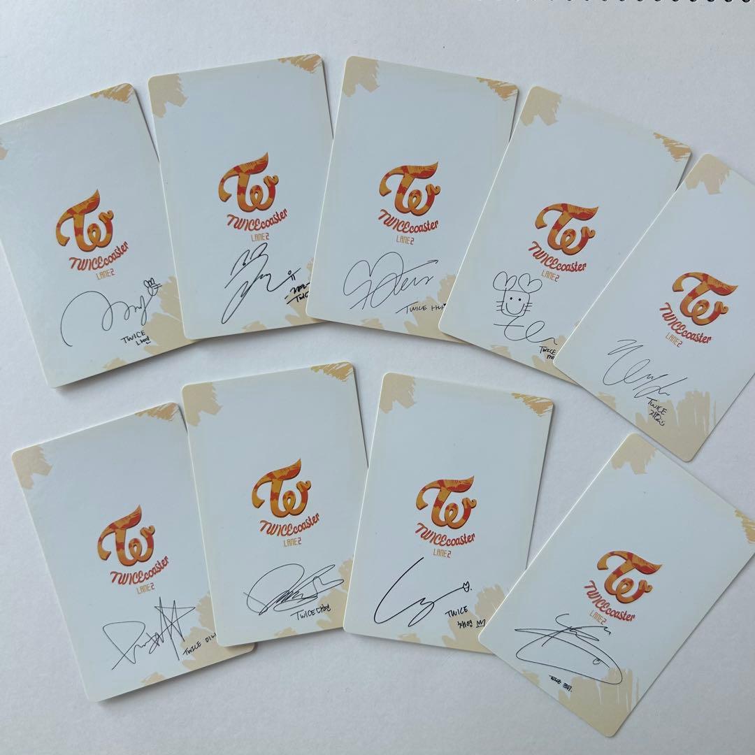 TWICE トレカ 9枚セット | TWICEcoaster: Lane 2 - メルカリ