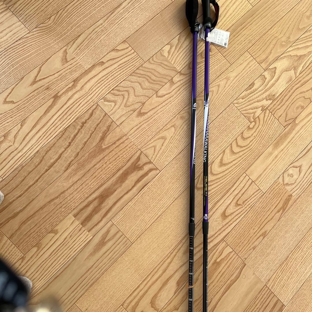 カワハラウォーキング カワハラポール 紫 - メルカリ