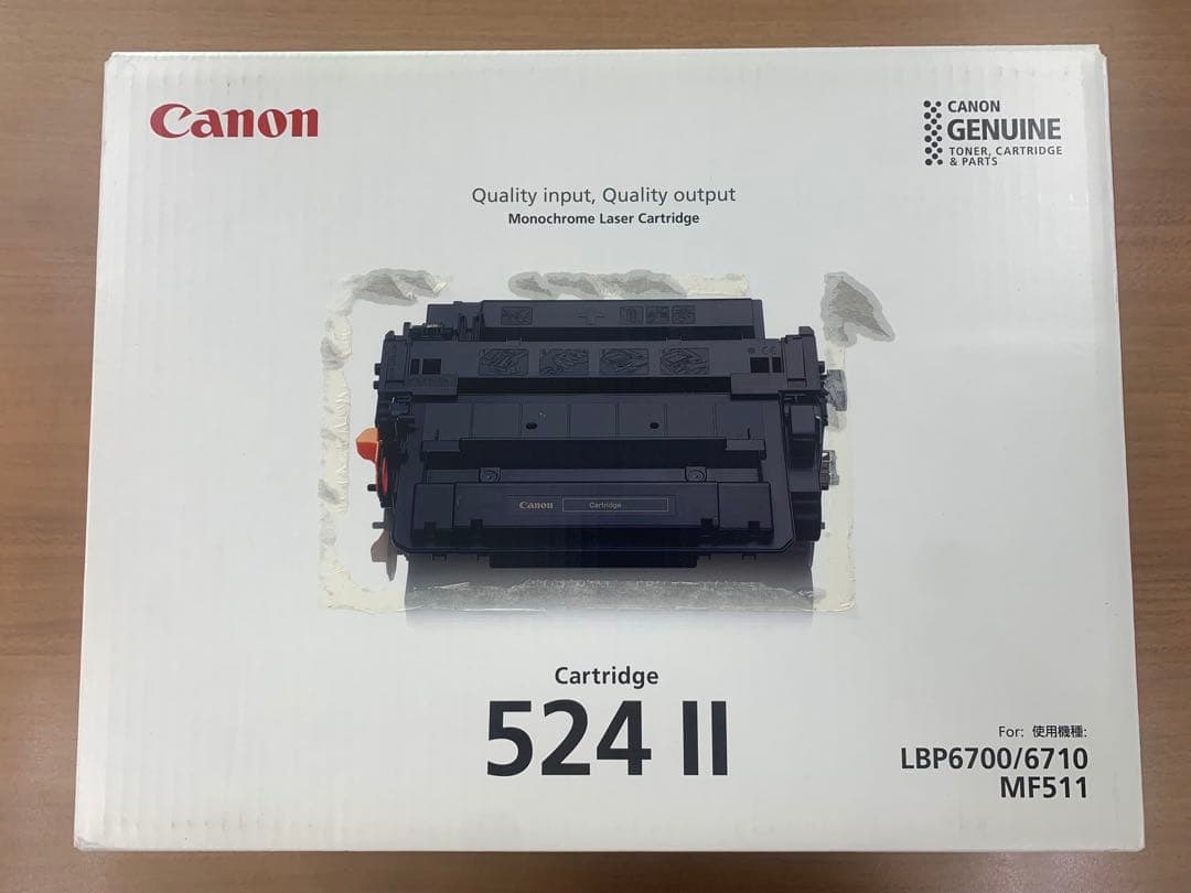 プリンター・複合機 Canon Cartridge 524 II CRG-524Ⅱ(輸入) 輸入純正トナーカートリッジ Canon 524Ⅱ 1本 Canon