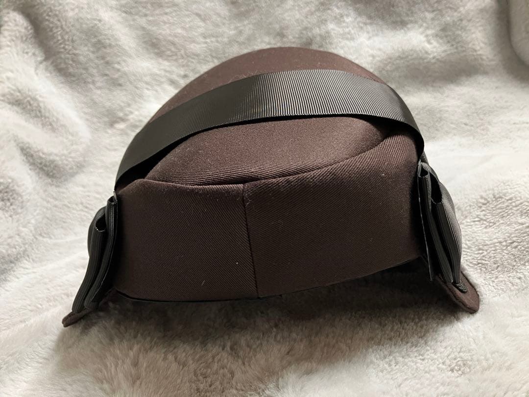 アノンハット 小公女のボンネット ブラウン×ブラック - メルカリ