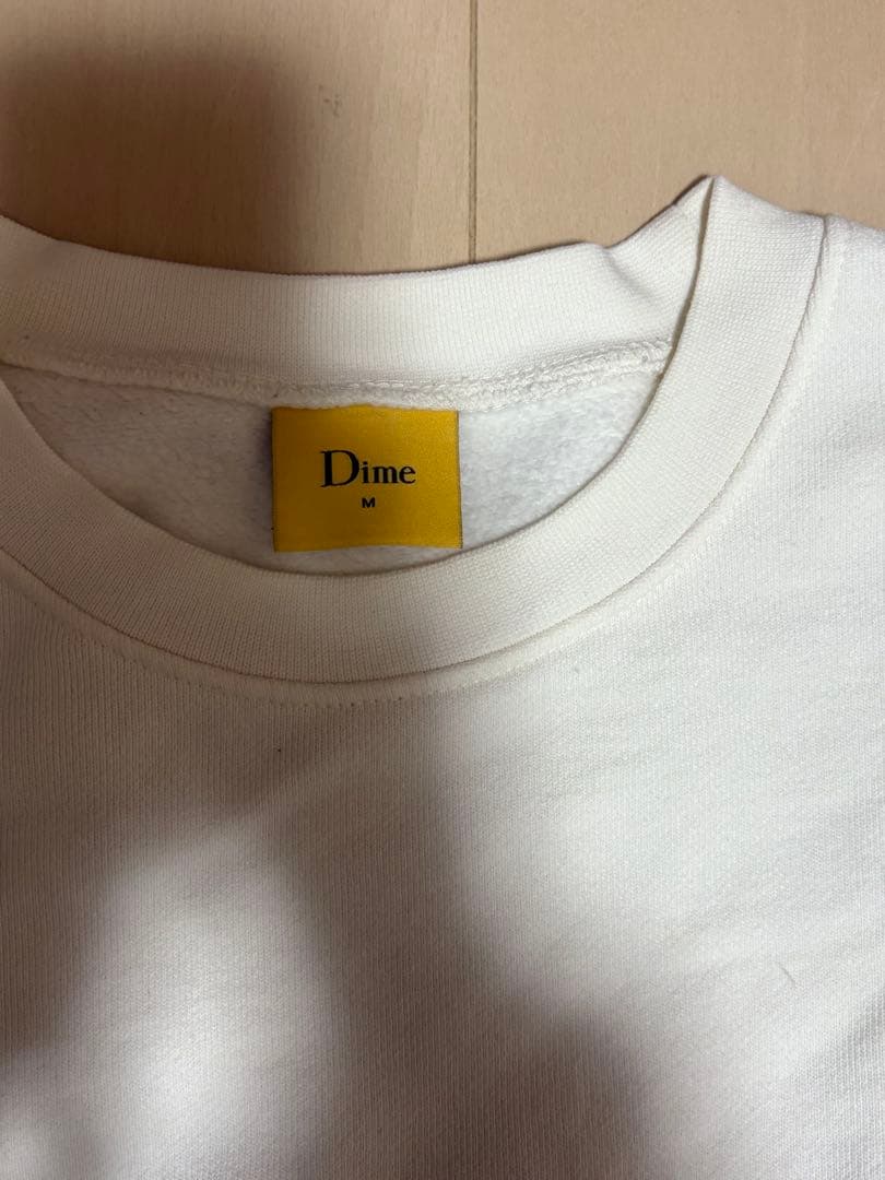Dime ホワイト トレーナー M DIME トレーナー M Dime トレーナー M