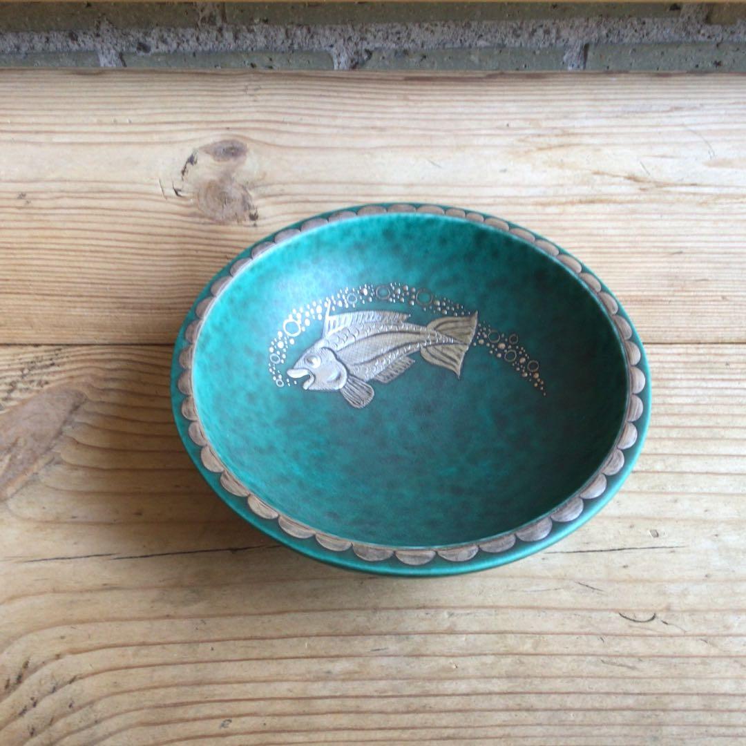 ウィルヘルム・コーゲ1960年代大皿グスタフスベリ希少品