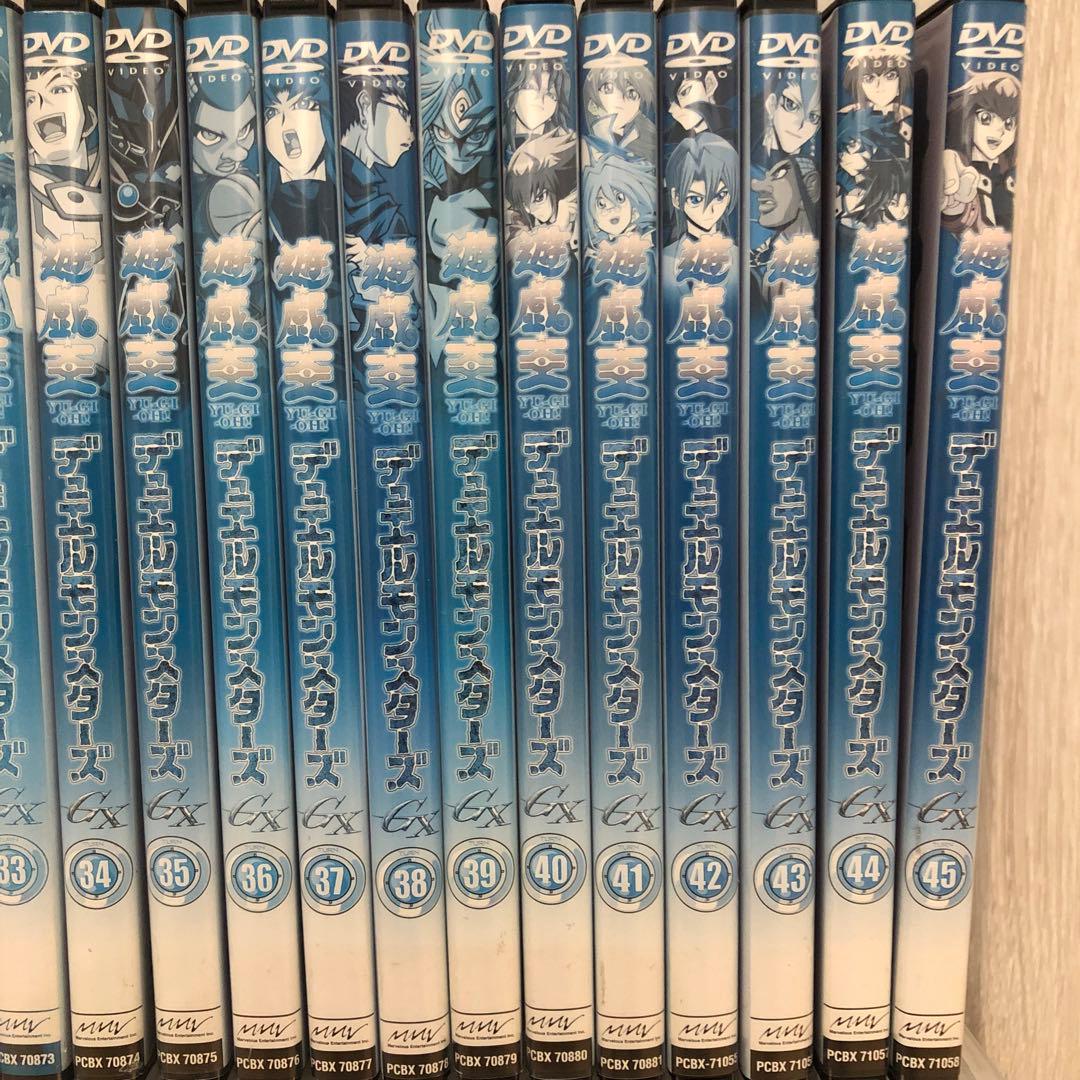 遊戯王デュエルモンスターズGX 全45巻セット 完結 DVD アニメ ケース