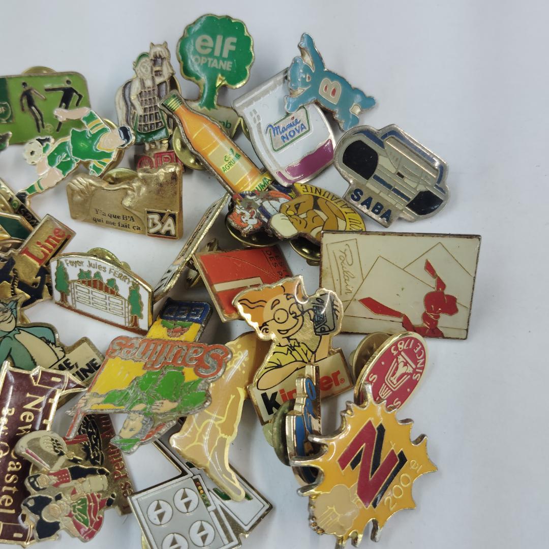 S98 30個 フランス ピンバッジ 大量 まとめ売り まとめて セット 卸売
