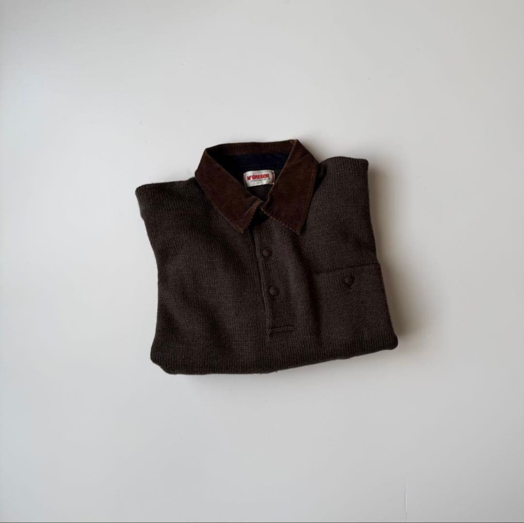 USED】マクレガー McGREGOR エルボーパッチ ウールニット - メルカリ
