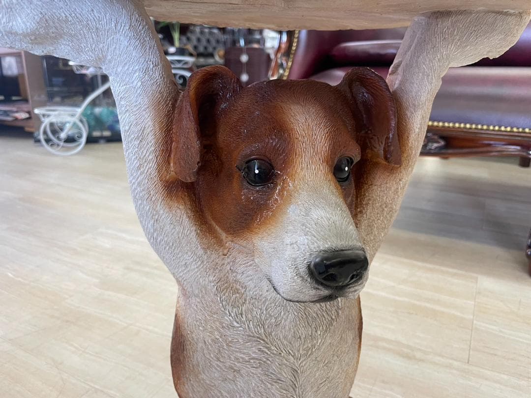 ジャックラッセルテリア サイドテーブル ミニテーブル アニマル 動物