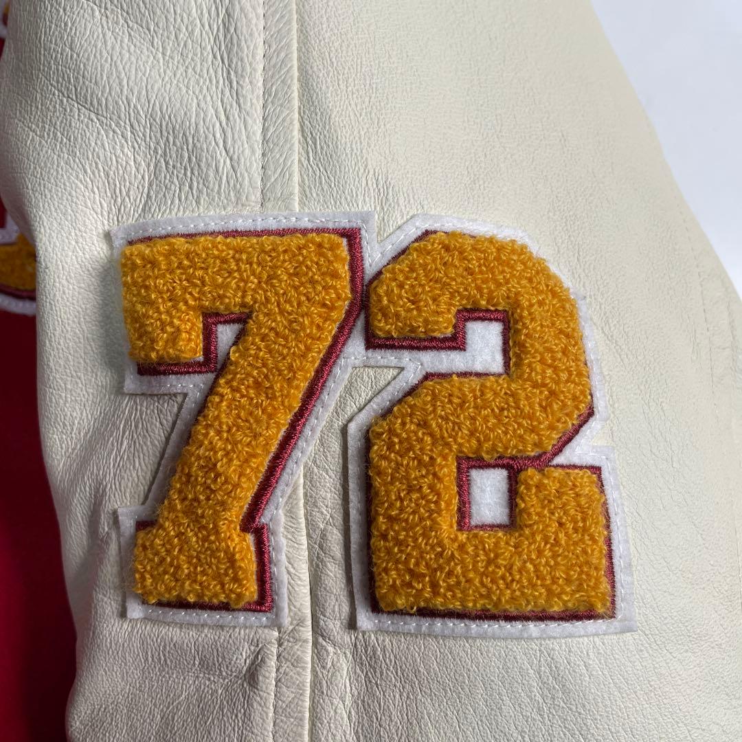 NJPW×SOUL スタジャン 新日本プロレス 別注モデル 袖革 - メルカリ