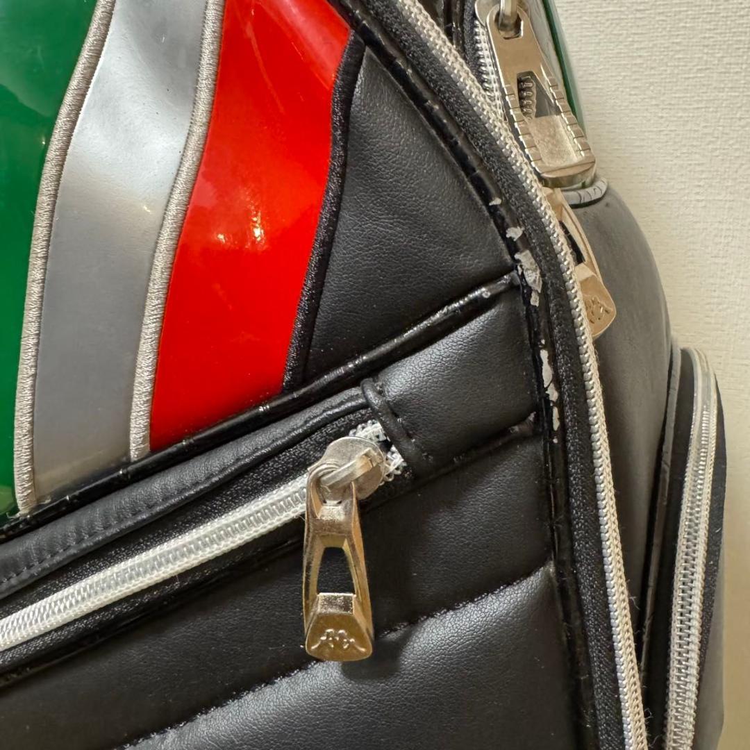 Kappa カッパ キャディバッグ ゴルフバッグ イタリア 3点式 革製