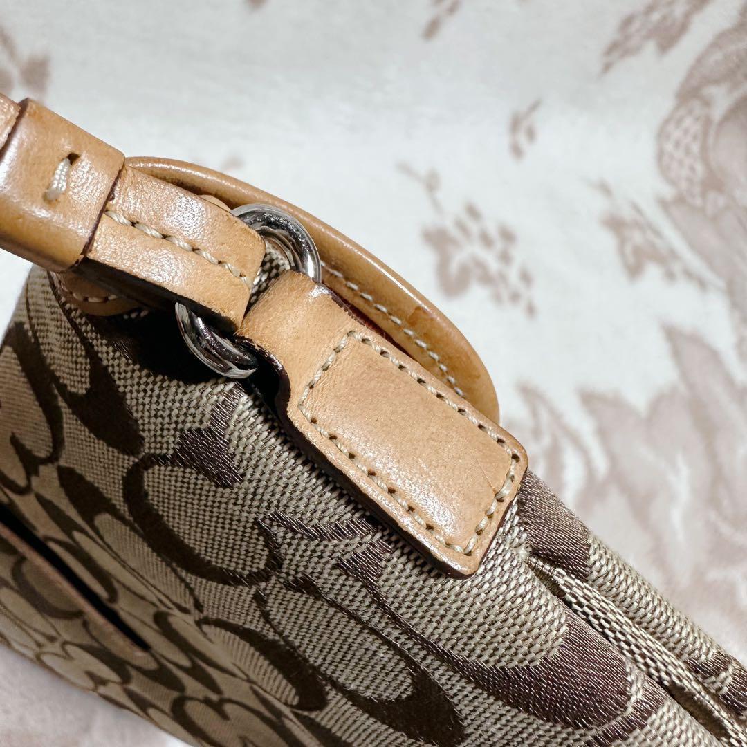 コーチ クリップ デミ アクセサリーポーチ バッグ ワンショルダー