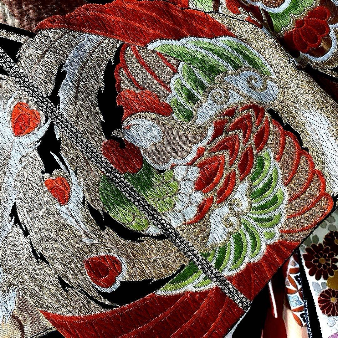振袖フルセット 絞り 手描き友禅 手刺繍 吉祥文様 鳳凰 成人式振袖