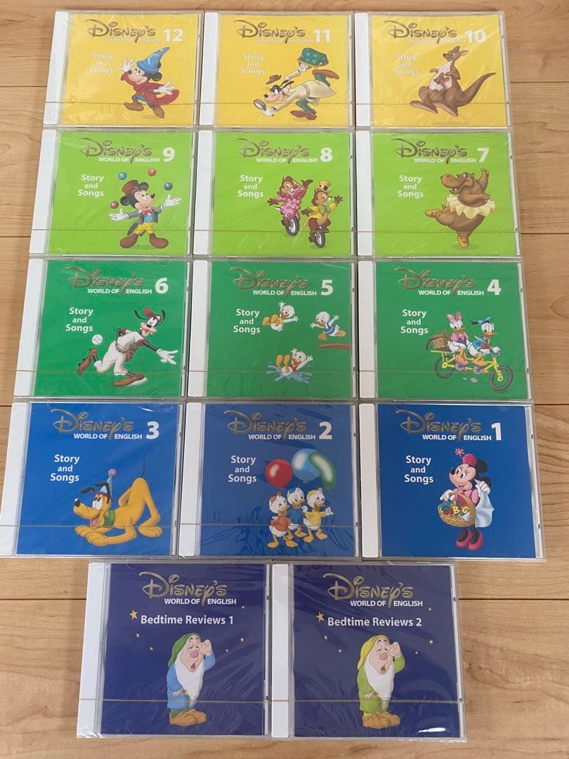 美品】 DWE ディズニー英語システム Story and Songs CD - メルカリ