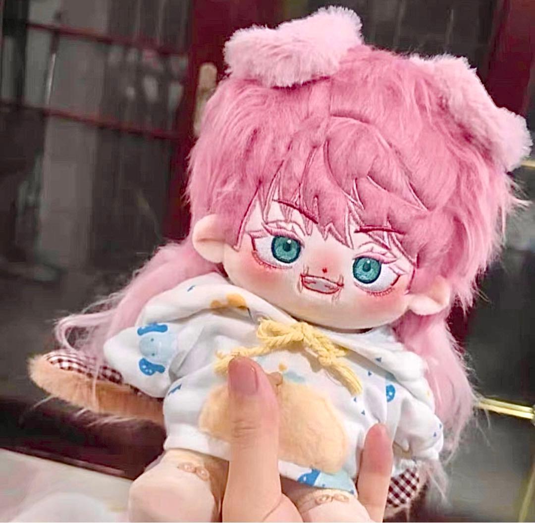 ピンク髪緑目》大人気な激レア可愛い着せ替えぬいぐるみ《20cm