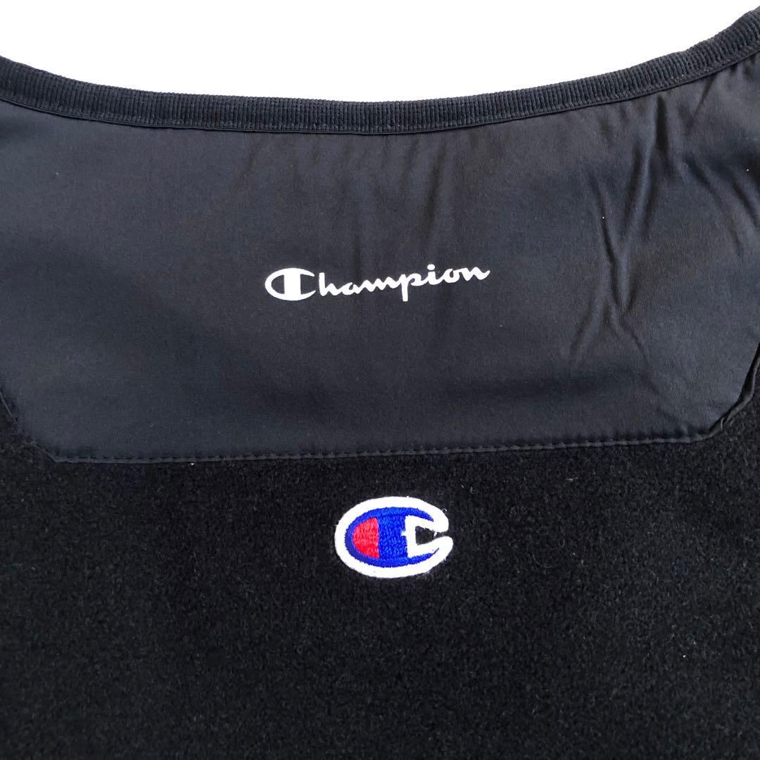 Champion BLACK EDITION フリース ベスト POLARTEC - メルカリ