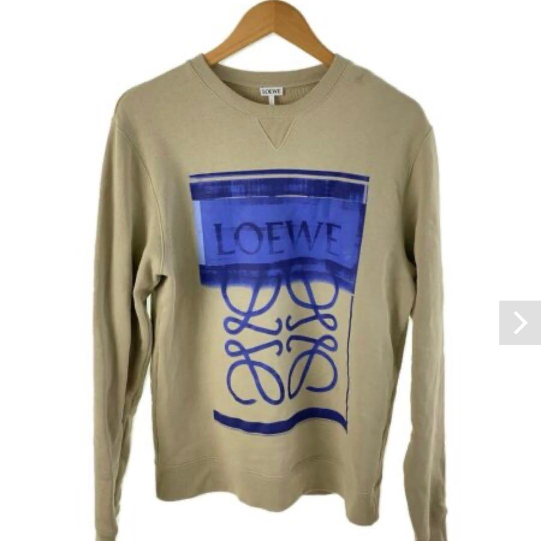 LOEWE ベージュ トレーナー グラフィックプリント - メルカリ