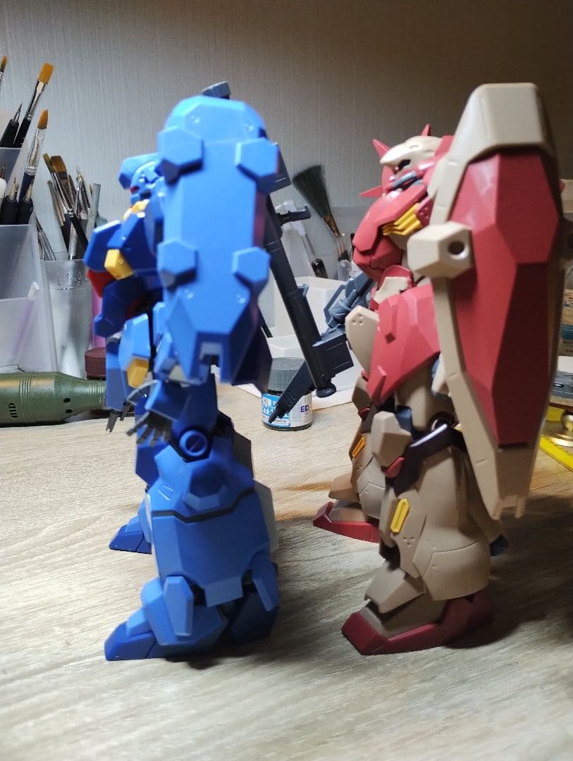 HG メッサー グスタフ・カール 組み立て済み＋ガルバルディβクリア