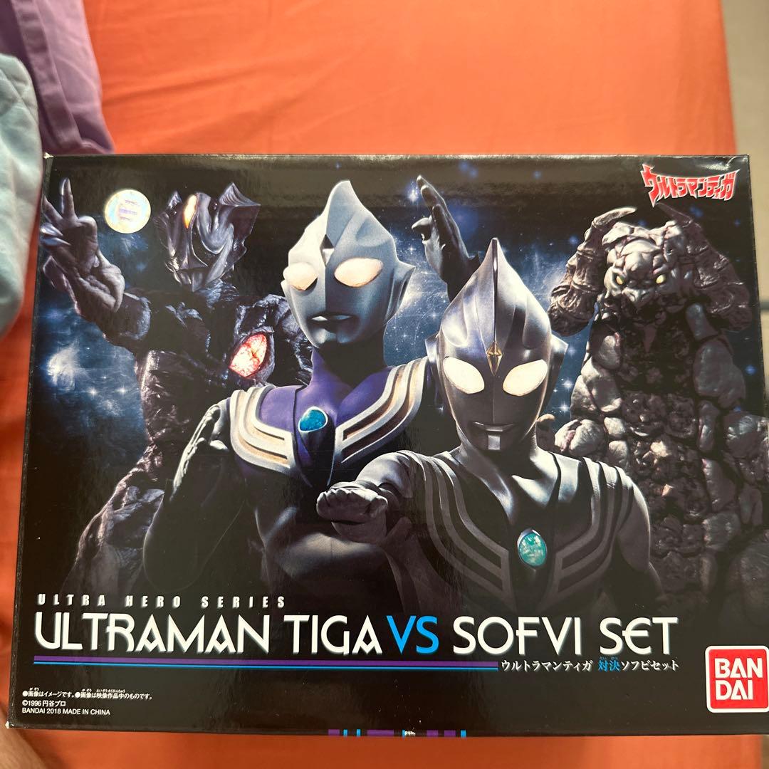 ウルトラマンティガ 怪獣ソフビ ティガダーク キリエロイド シルバゴン