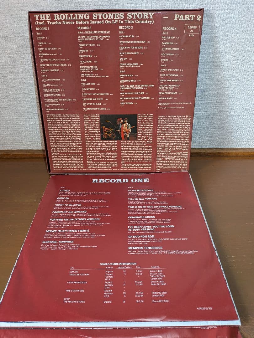 ドイツ盤】ローリング・ストーンズ Story - Part 2 4枚組 - メルカリ