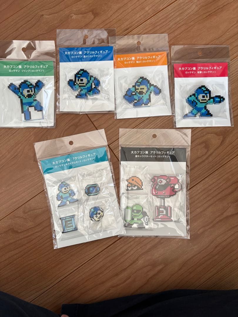 大カプコン展】ロックマン アクリルフィギュアコンプリートセット