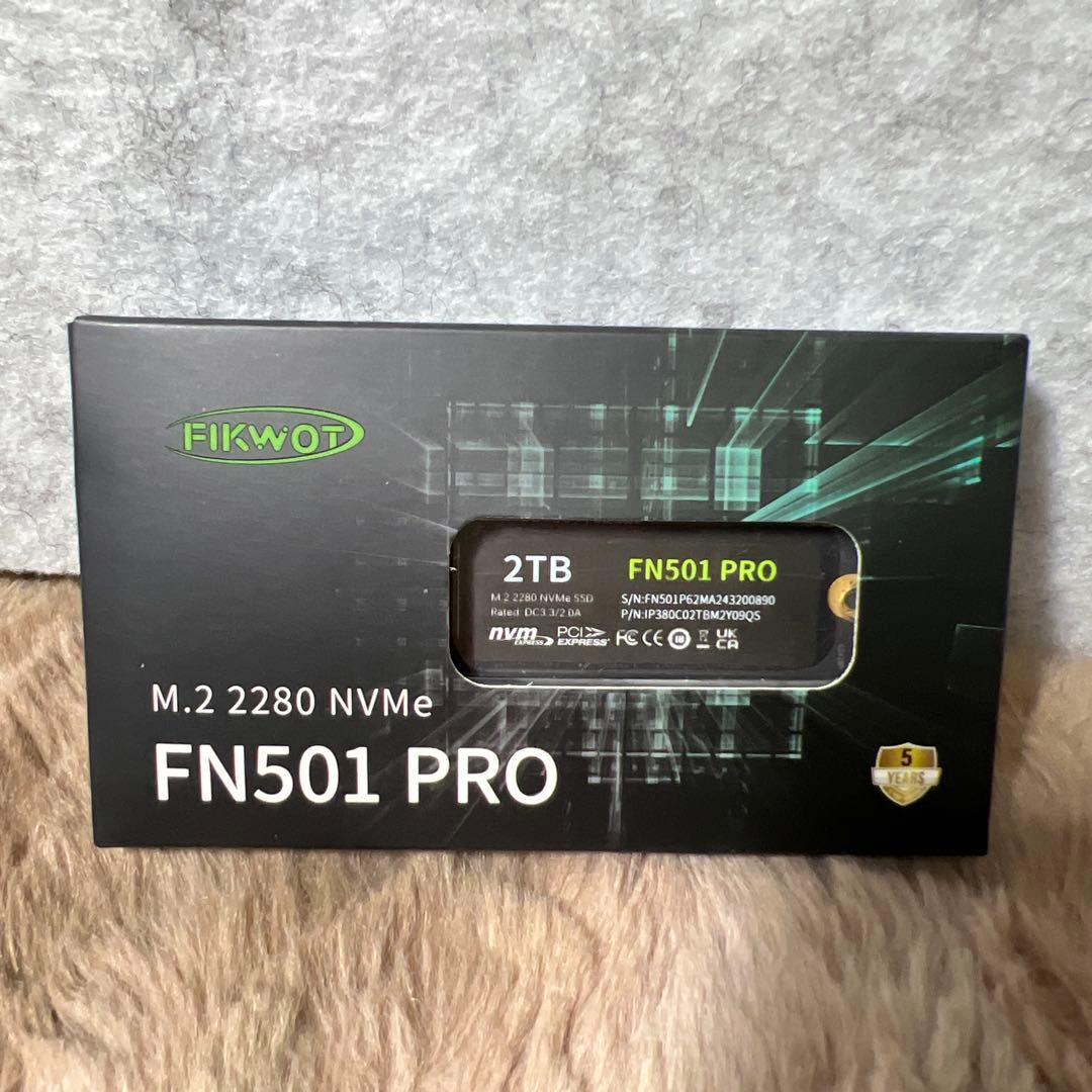 内蔵型SSD Fikwot FN501 Pro 2TB M.2 2280 NVMe SSD Amazon.com: Fikwot FN501 Pro 2TB NVMe SSD - M.2 2280 PCIe Gen3 x4