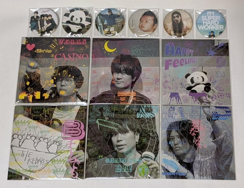 新品未開封 月刊 THE KEBABS CD6枚セット 特典缶バッジ付 グッズ-バッチ】『86―エイティシックス―』 8.6周年記念 缶バッジセット