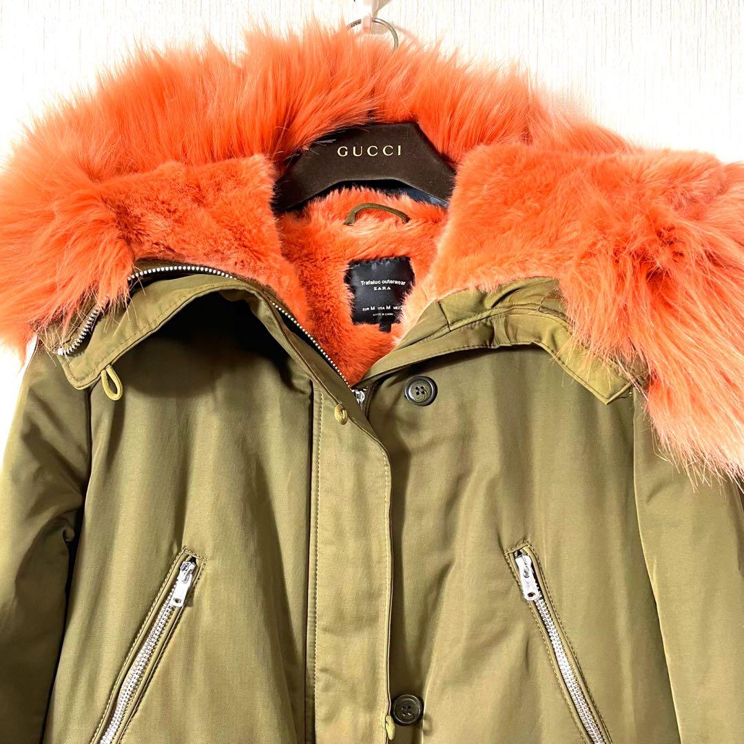 ⚛️♥幻の逸品♥⚛️人気即完売品！ZARA ザラ ピンクファーモッズ