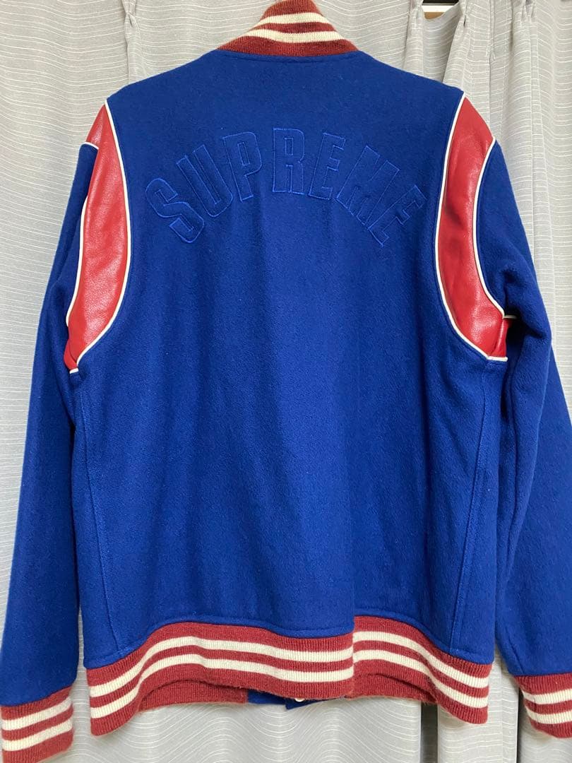 常田着supreme 02AWレザースタジャン - メルカリ