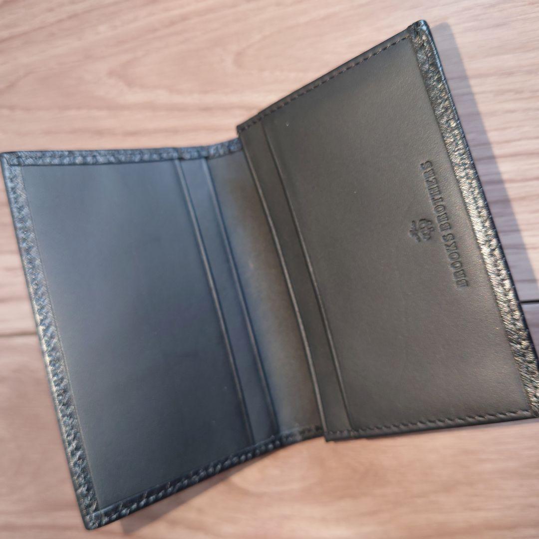 Brooks Brothers ブルックスブラザーズ 名刺入れ ブラック - メルカリ