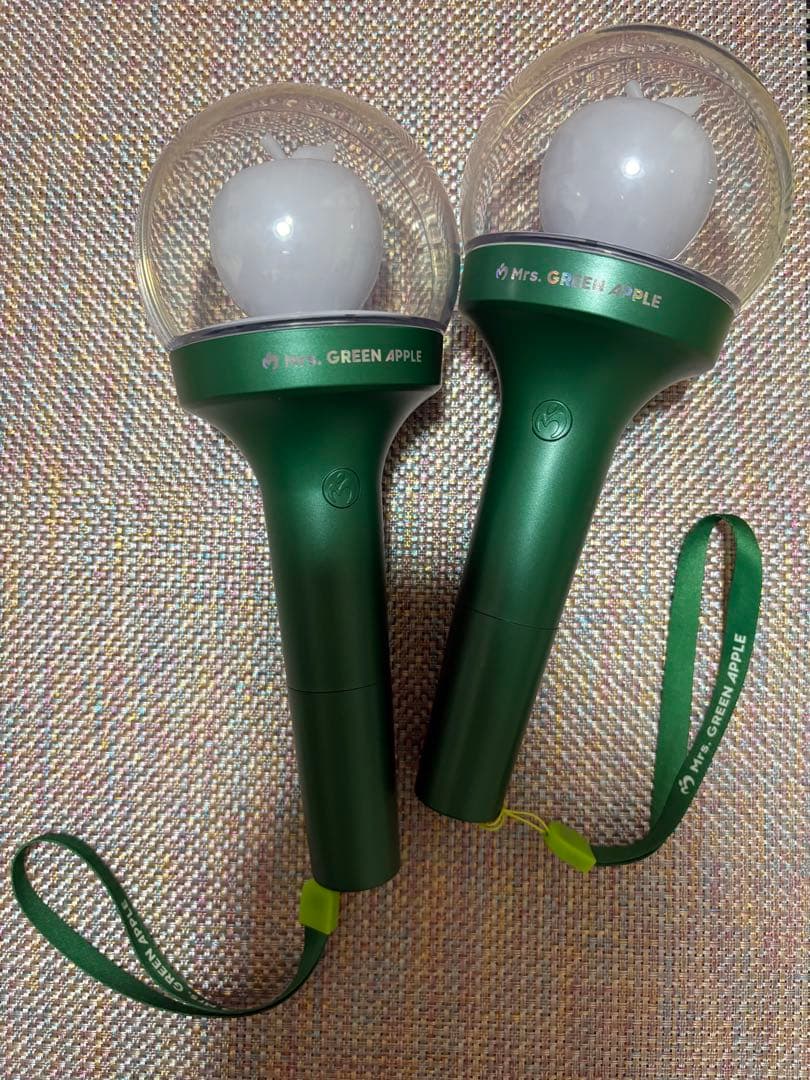 Mrs. GREEN APPLEミセスBABEL ペンライト 2本セット ミセス MRS GREEN APPLE “BABEL no TOH” ペンライト ライトスティック