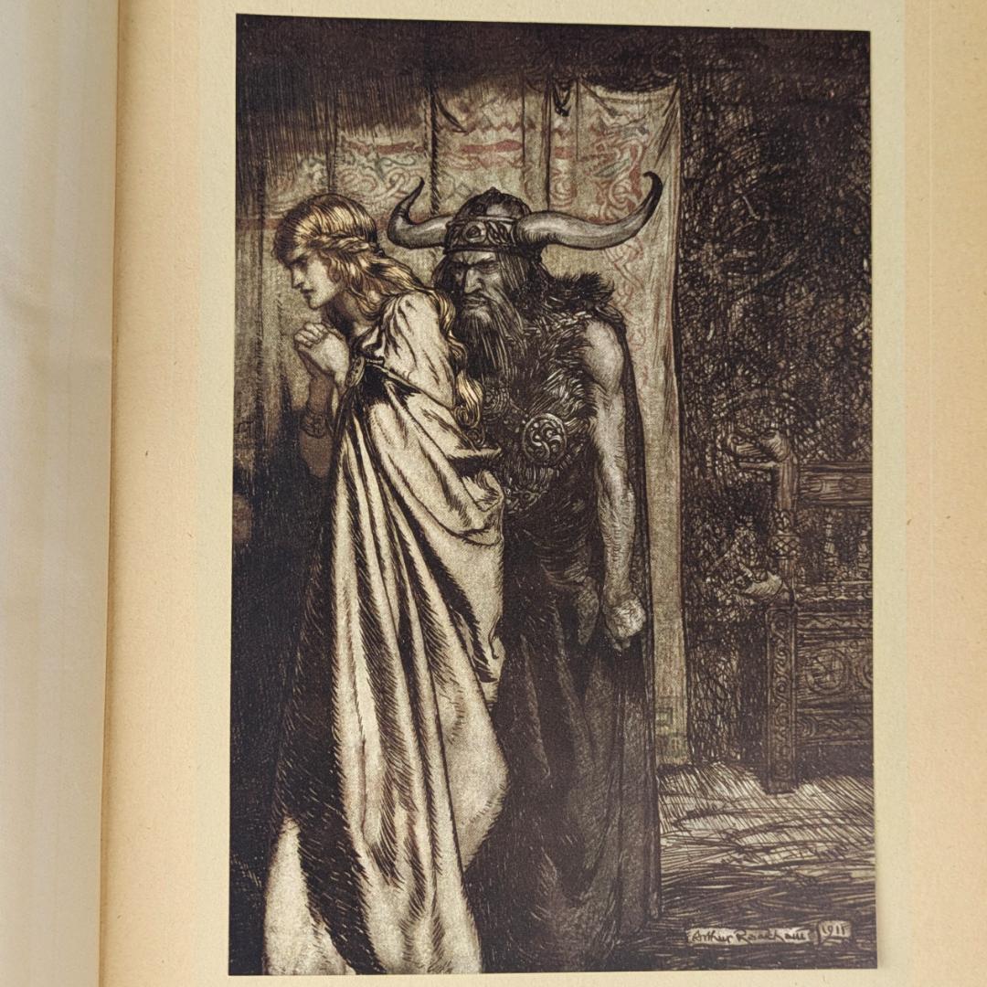 初版 アーサー・ラッカム挿画紋本 カラーイラスト全揃いジークフリート