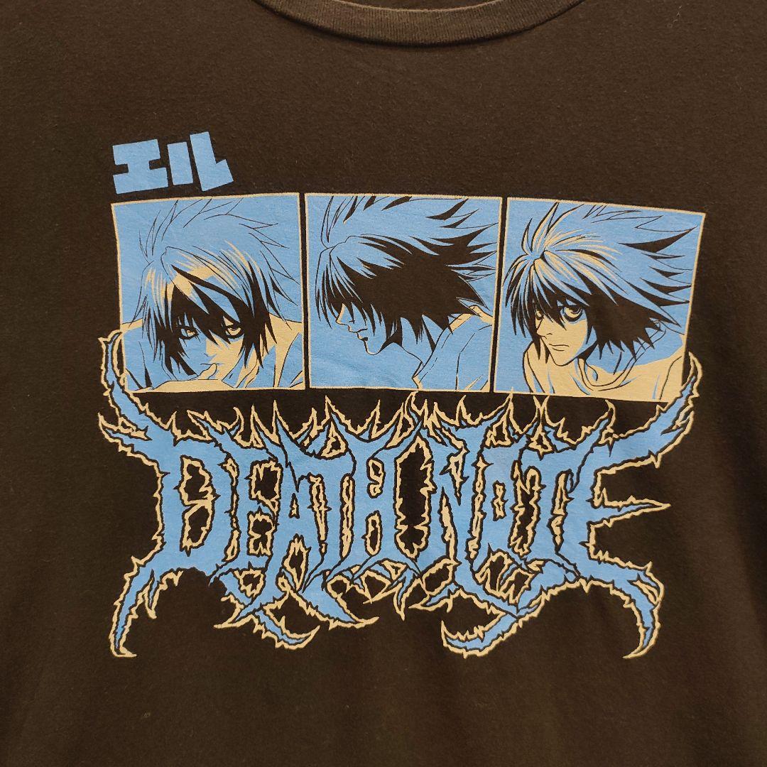 公式 DEATH NOTE デスノート L エル Tシャツ ブラック XL - メルカリ