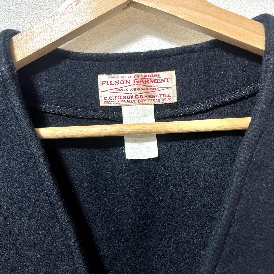 《FILSON》MACKINAW WOOL VEST NAVY 48