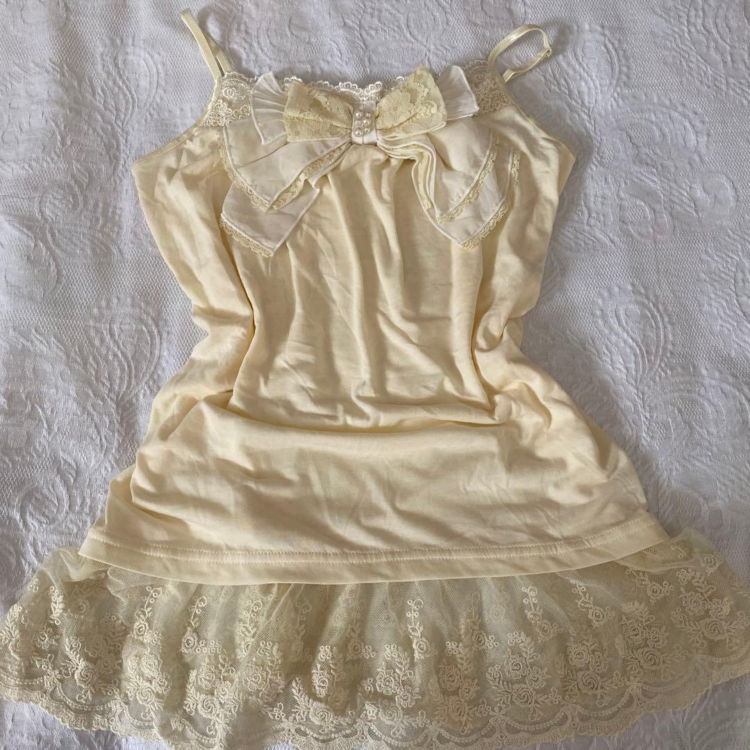 ビックリボンキャミソール アクシーズファム フェアリーグランジ 姫ロリ