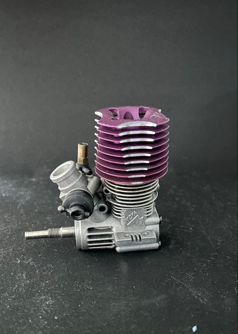 ノバロッシ社C12 エンジン パープル Novarossi ROMA Certified Pre-Run .25 Truggy Engine (Turbo) (Steel