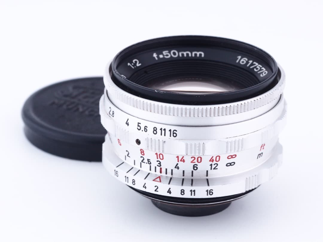 M39 QUINON 50mm f2 Steinheil Munchen キノン Steinheil Quinon 50mm f/2 in Leica screw mount - Fotohandel