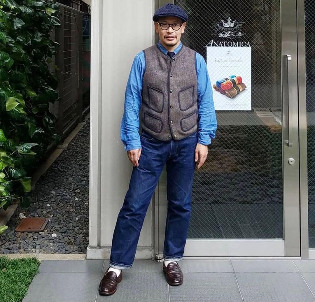 超美品☆ANATOMICA☆BEACH CLOTH VEST ☆サイズ44 - メルカリ