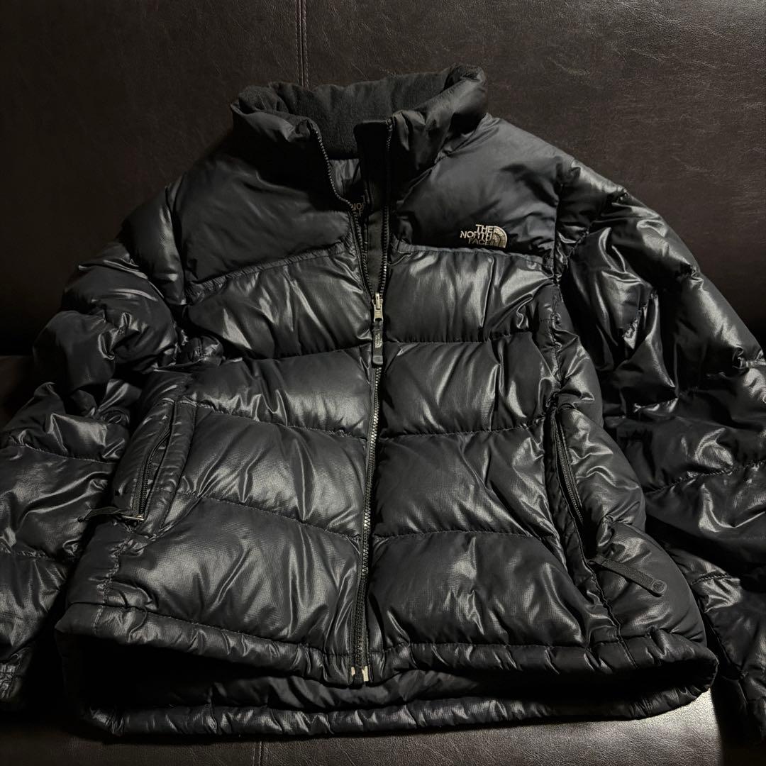 90s The North Face 黒 ダウンジャケット 90s THE NORTH FACE Nuptse Parka 黒 XL ノースフェイス ヌプシパーカ