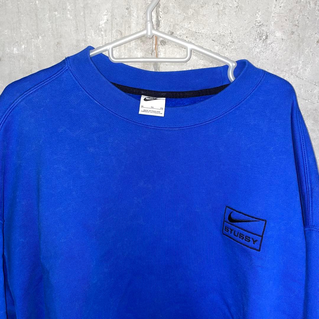 ★*★様 Stussy x Nike Acid Wash Crew \"Blue\"