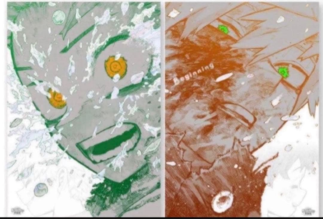 ヒロアカ原画展　ポスター　【The Beginning】 The beginning ポスター ヒロアカ 原画展 ヒロアカ 原画展 A2アート