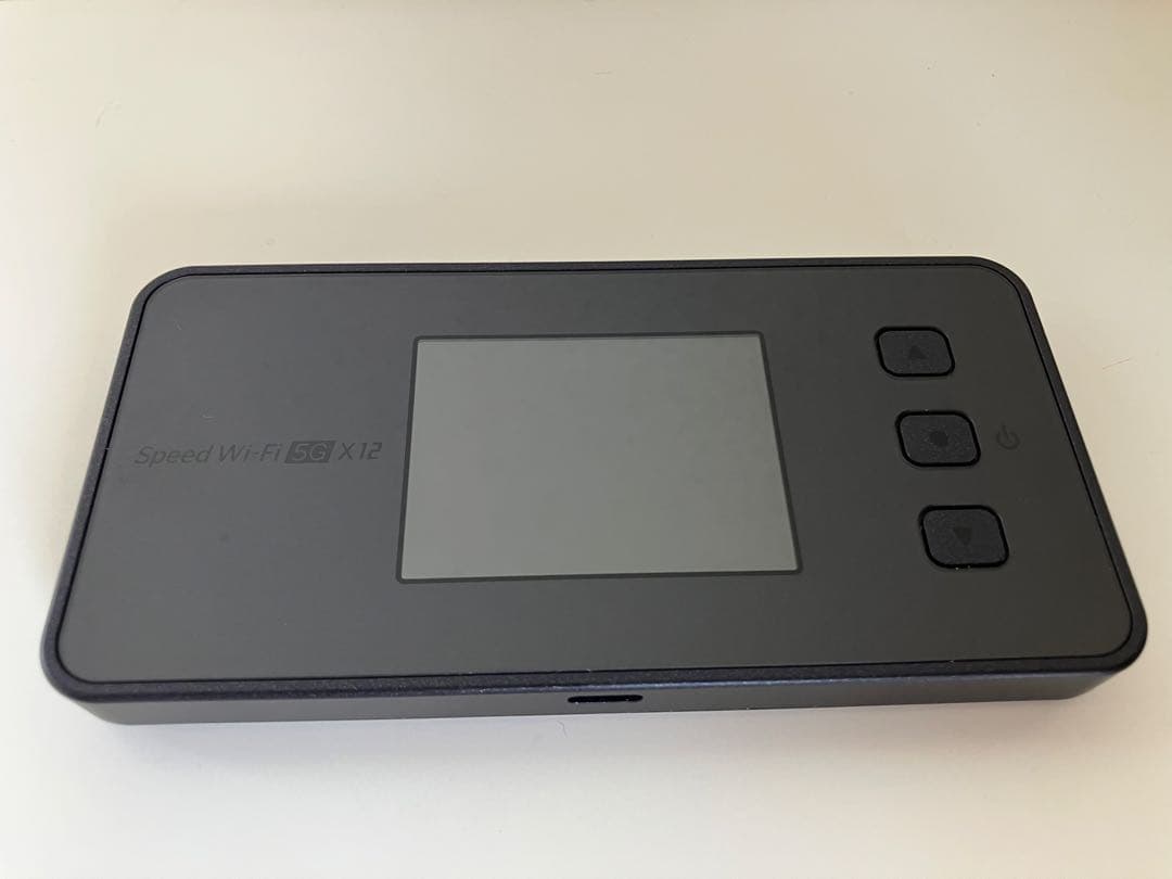 Speed Wi-Fi 5G X12 ブラック KDDI ポケットWi-Fi - メルカリ